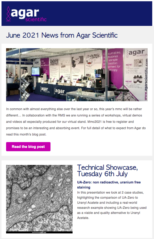 Agar Express June 2021 - join our virtual demos at mmc2021!