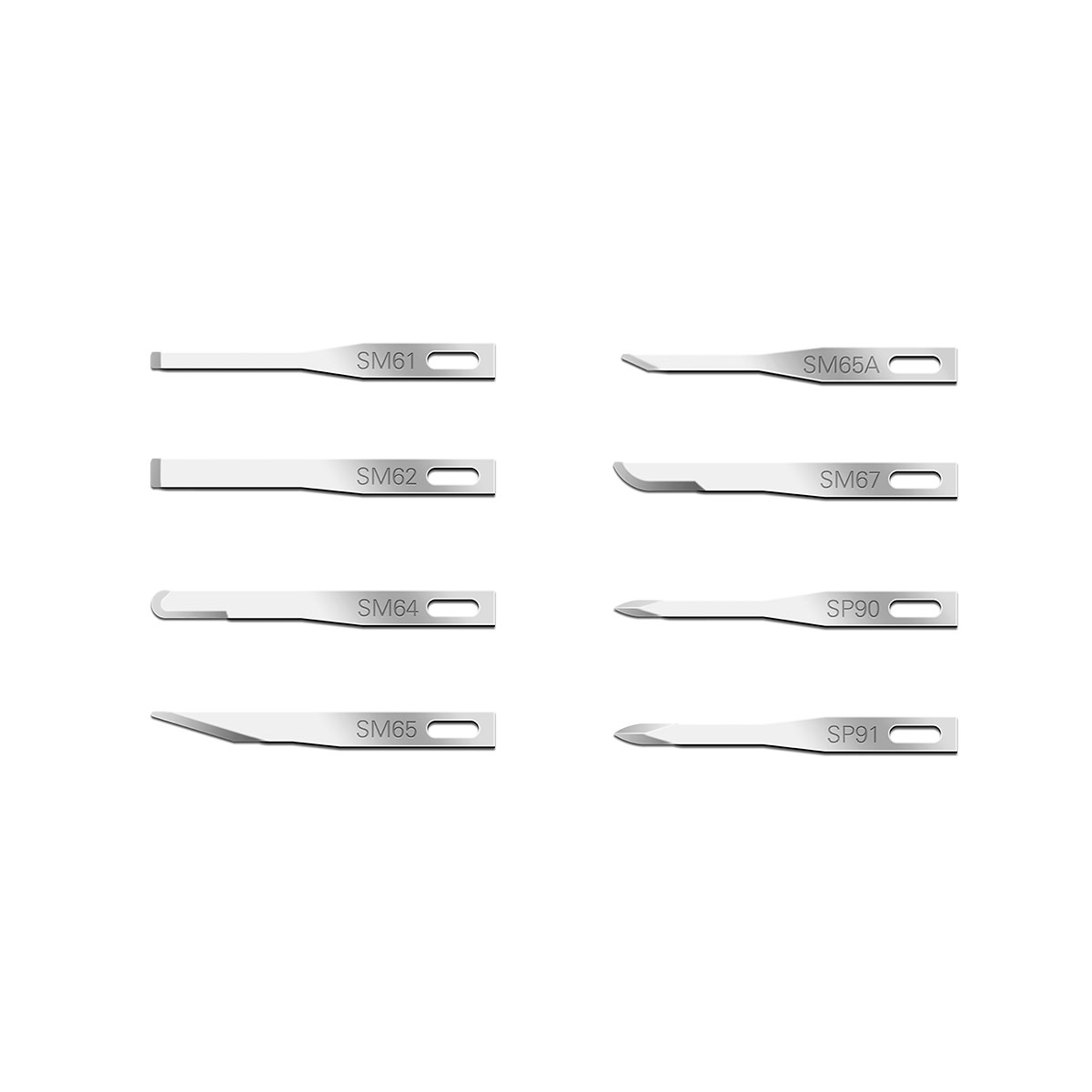 Fine scalpel blades