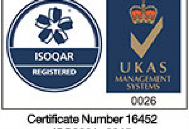 Now certified to ISO9001:2015!