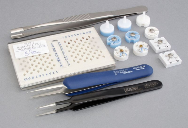 Agar Express June 2018 - our new 'Introduction to Cryo-EM' Consumables Kit, Apiezon high vacuum sealants & lubricants, kit options for grid storage boxes & more…